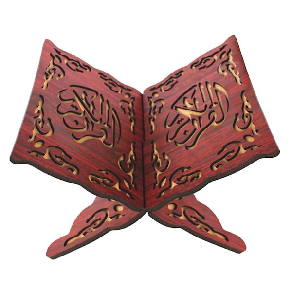 Koran Quran Koran Stativ Bokholder Bokhylle Tre Rehal Islam Hjemmedekor (FMY) 1