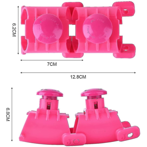 2st smarta viktade hula ringbågar - ersättningsknoppar rosa (FMY)
