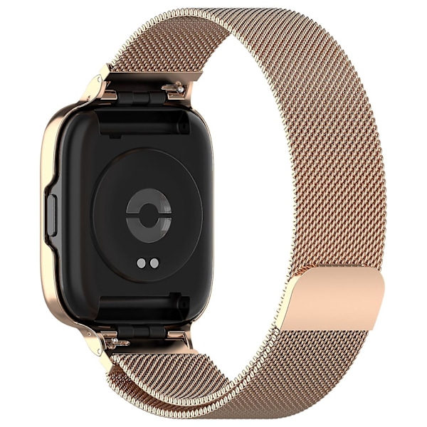 For Xiaomi Redmi Watch 3 Active/Watch 3 Lite Rustfritt Stål Milanese Remm Bytt Håndleddsbånd med (FMY) Pink gold Style B Xiaomi Redmi Watch 3 A