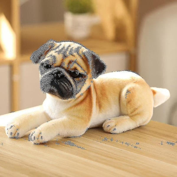Simulering Hundeplys legetøj Blød udstoppet dukke Yndig børnekrammepude fødselsdag_ (FMY) 32cm Akita