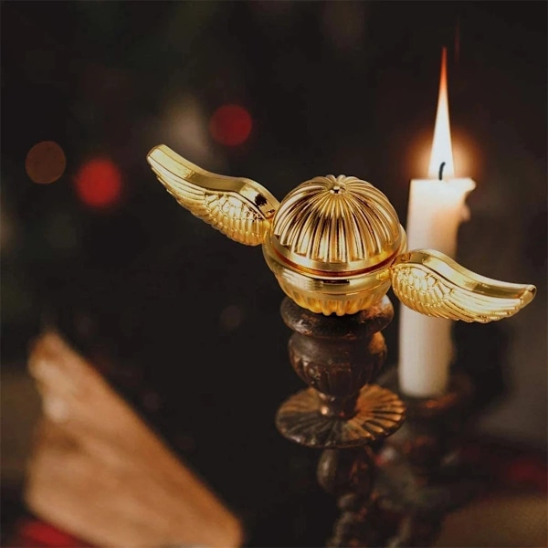 Rolig Ängelvingar Hand Spinner Golden Snitch Cupid Fidget Spinner Antistress Metall Hand Rotation Fidget Leksaker För Barn Present (FMY) Corlorful