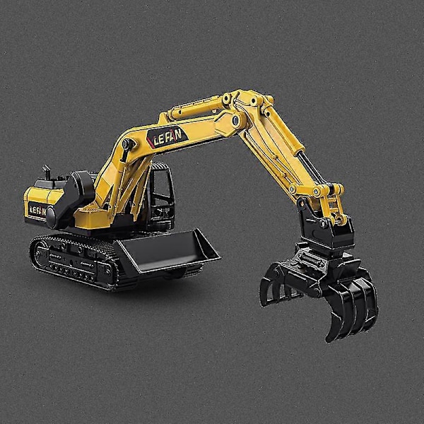 Leikkiauto Poika Suuri Rakennusajoneuvo Kaivinkone Bulldozer Pihti Maaporakone Malli (FMY) Manual Gripper