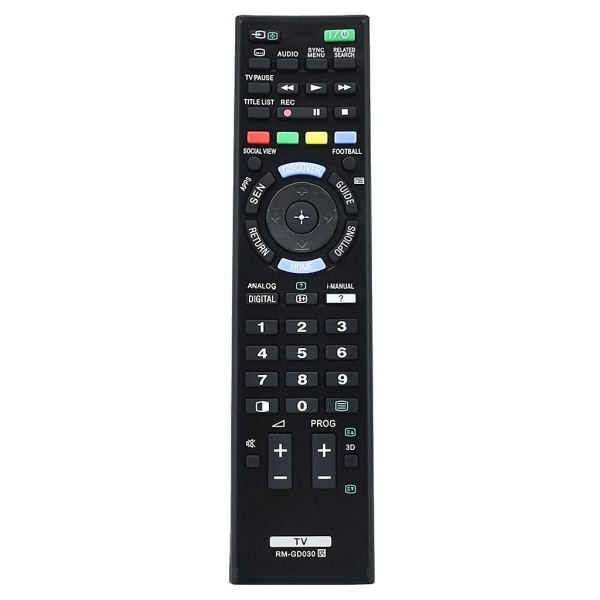 Rm-gd032 Rm-gd022 Rm-gd030 TV Fjernkontroll Rmgd030 Perfekt For Kdl32w700b (FMY)