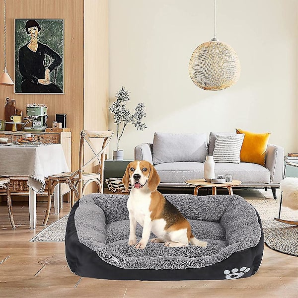 Hundeseng, Hundesenge til store hunde, Vaskbar kæledyrsmadras behagelig og åndbar stor hundeseng (FMY) 45cm*35cm