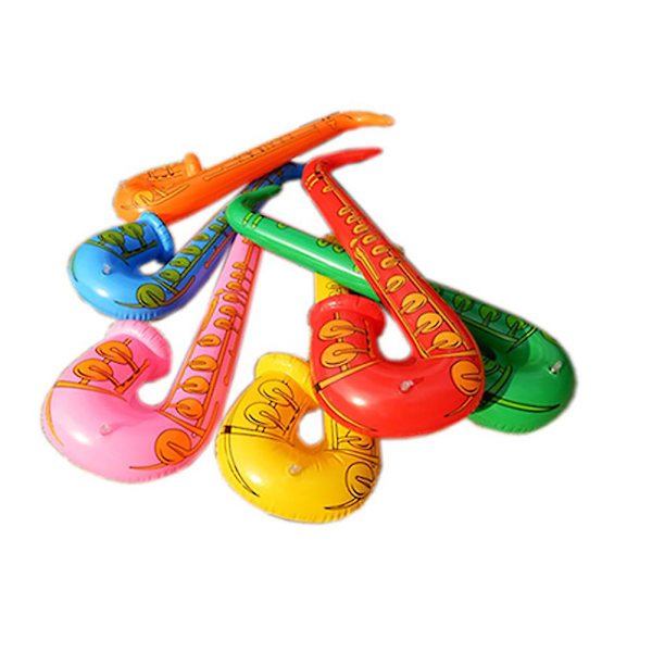 Farfi Pvc Oppblåsbart Gitar Mikrofon Lutt Musikkinstrument Barn Leker Festrekvisitter  (FMY) Lute