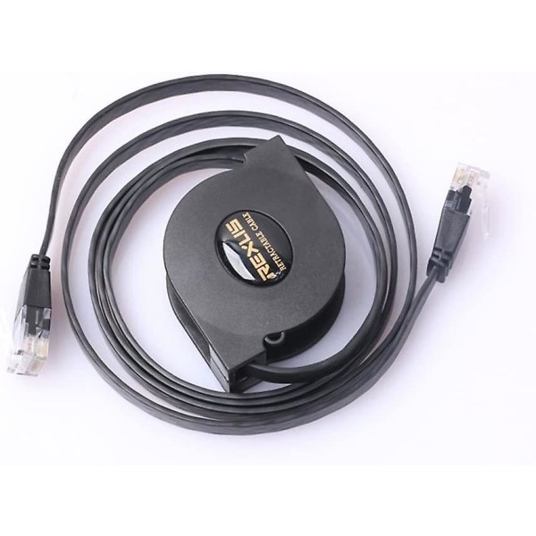 Premium 10 Gigabit Ethernet Cat 6 uttrekkbar nettverkskabel Ultra Flat Rj45-kontakter for LAN-nettverksmodem Ruter PC-skrivere Switch Box