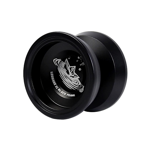 Professionell Yoyo Oresponsiv Metall Yoyo 6061 Aluminium Legering Yo Yo Boll Barnleksaker (FMY) Black