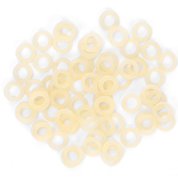 100 st / Påse Ortopediska Gummiband Elastiska Gummiband för Tandställning Tillbehör 1/4 Tum (FMY)