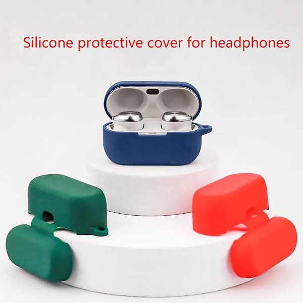 Til Technics Eah-az80 Øretelefon Cover Bluetooth-kompatibelt Headset Silikone Etui White