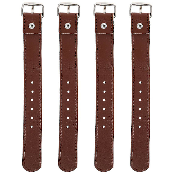 2 par cyklekurvremme cykel forreste kurvrem justerbar cykelkurvrem cykeltilbehør  (FMY) Brown 22.5x3cm