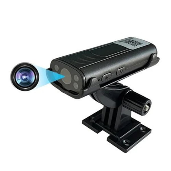 Langaton WiFi-kamera 1080P Turvakamera Valvontakamera Liiketunnistus Yönäkö Ladattava (FMY) Black With 32GB TF Card