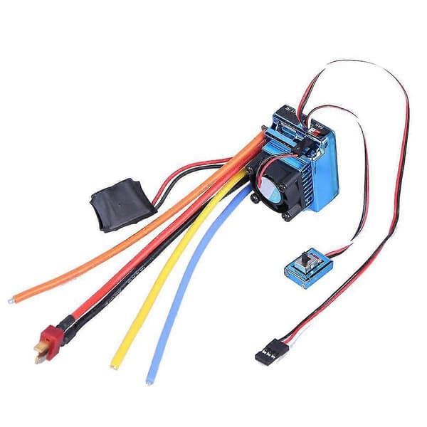 Rc Racing Esc 120a Sensor Stor Strøm Hastighetskontroller Rc Biltilbehør For 1/8 1/10 1/12 Bil Cra (FMY)