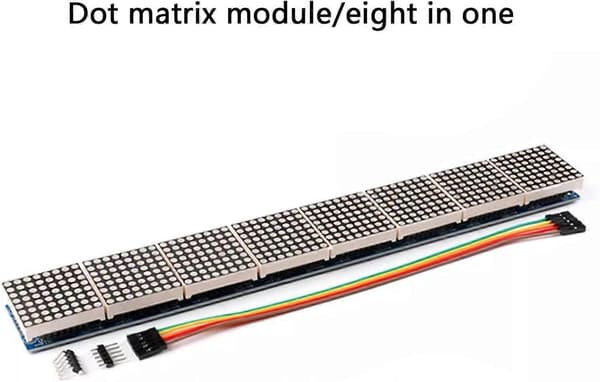 8x8 LED Matrix Modul 8 Punkters Display Modul til Elektronikprojekter 8x8 Dot Matrix Display (FMY)