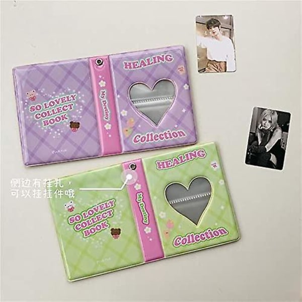 80 Lommer Mini Fotoalbum For Fujifilm Instax Mini 7s 8 8+ 9 25 26 50s 70 90 Instantkamera & Kpop Fotokort Binder Holder Bok (lilla)  (FMY)