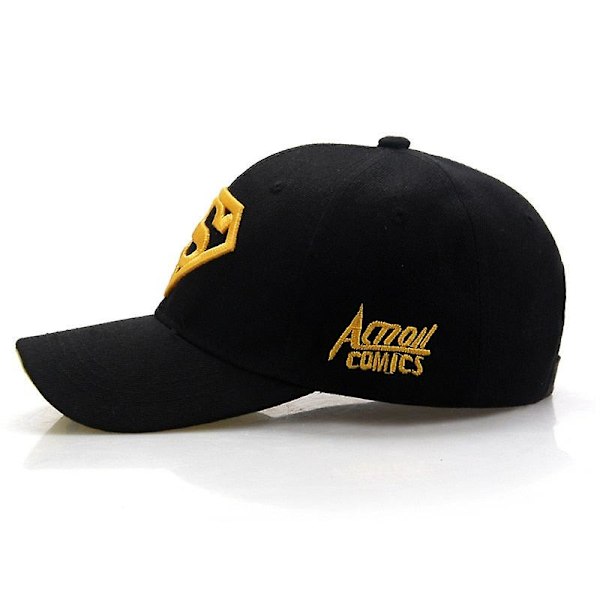 Letter Superman, Cap Casual Udendørs Baseball, Snapback Caps (FMY) Blue.White Adjustable