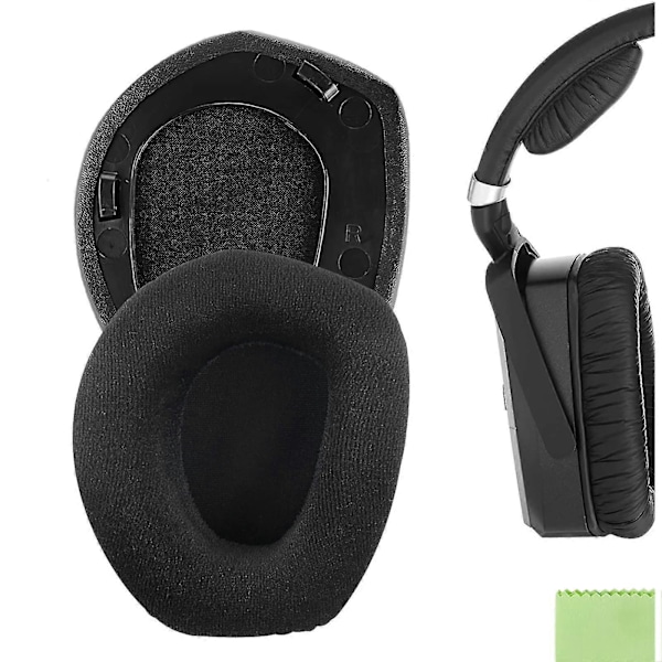 Komfort Velour Ersättningsöronkuddar För Sennheiser Rs165, Rs175, Hdr165, Hdr175, Rs185, Hdr185, Rs195