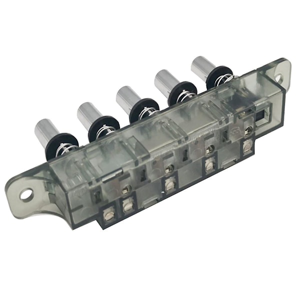 Spiskåpsbrytare MQ165 AC 250V 4A 5-knappsbräda för spiskåpa (FMY) As Shown