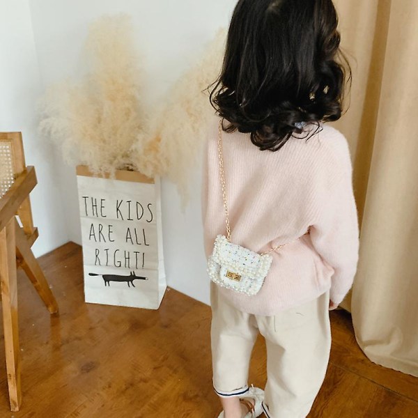 Småbørnspunge til små piger - Toddler Mini Cute Princess Håndtasker Skulder Messenger Bag Legetøjsgaver (FMY)