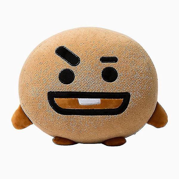 Pehmeä Plussinen Leikkieläin Tyynytyyny Ihastuttavat Lelut Kpop Bts Bt21 Tata Shooky Rj Suga Cooky Lapsille Lastenlahja A  (FMY) SUGA