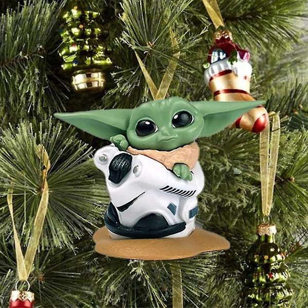Baby Yoda Julepynt til Juletreet Hengende Ornamenter (FMY) D