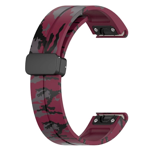 Tyyppi G Garmin Tactix 7 Pro/Fenix 7X/6X/6X Pro/5X Plus Musta Solki Kellon Ranneke 26mm Silikoni (FMY) Multicolor Style C
