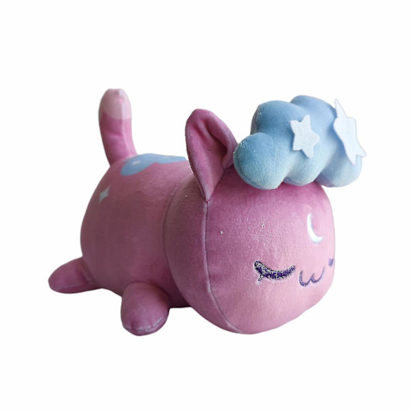 Aphmau plysj søt krone katt plysjdukke perfekte gaver til jenter bursdag nyttår jul  (FMY) Moon Cat