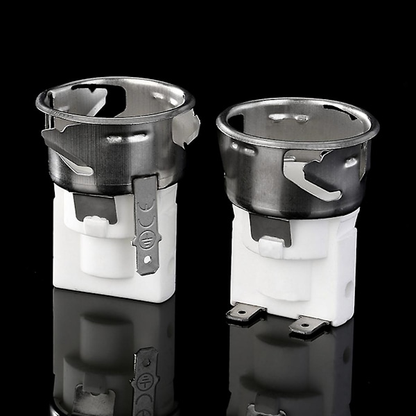 Ugnslampa Keramisk Bas 25W Rund för Huvud/Platt för Huvud Härdat Glas Spänning (FMY) 25W flat angle