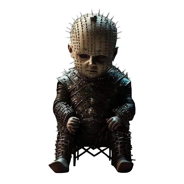 Halloween Horrorfilm Temafigurer Babydukker Legetøj Bordpynt Fest Hjem Dekoration Gaver (FMY) C