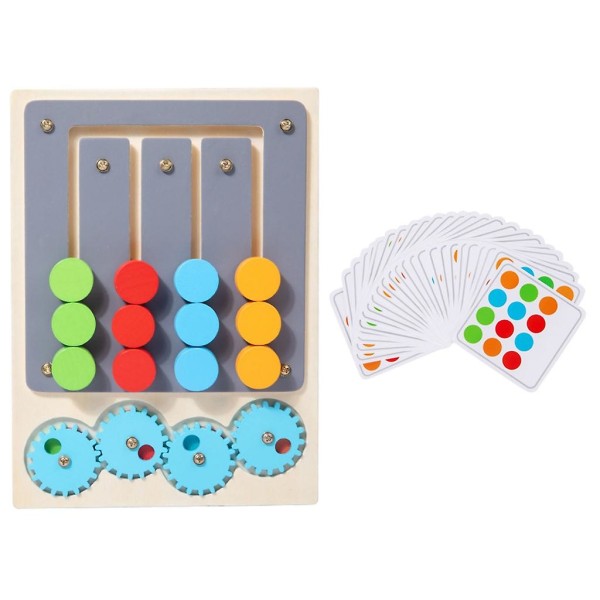 Logiskt spel Utbildning Färg Form Matchande leksak Barn Hjärnutveckling Resurs Barn Barn Klassrumsundervisningsleksak (FMY)