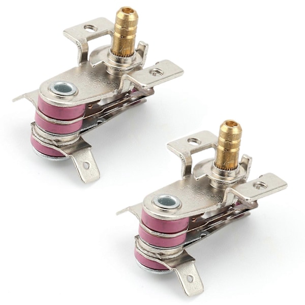 250V 16A Elektrisk Ugn Termostat Regulator Brytare Justerbar Termostat Temperaturkontroller Tillbehör (2st) (FMY)