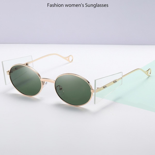 Klassisk rund solbrillelinse med Uv400-beskyttelse for kvinner (FMY)