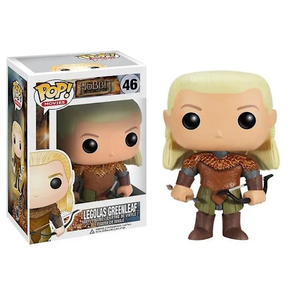 Sormusten Herra Bilbo 12# Greenleaf 46# Azog 48# Leikkivinyyli Nukke Poika Tyttö Ystävä Syntymäpäiväjuhlat Lahja Lelut (FMY) 12 in box