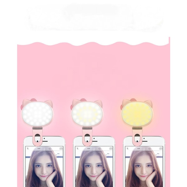 Fill Light Mobile Phone Selfie Beauty Fill Light Live Broadcast Mobiltelefon Kamera Fill Lights (FMY)