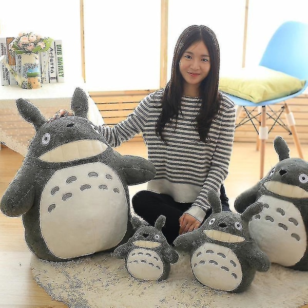 30/40cm Sød Anime Børn Totoro Dukke Stor Størrelse Blød Pude Plys Legetøj  (FMYED) Style B 30cm