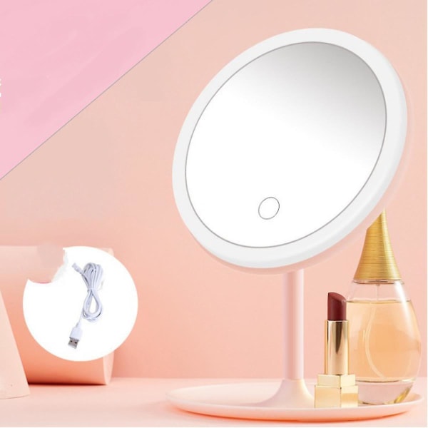 Smart sminkspegel med ljus Led Desktop Mirror Student Fill Light (FMY)