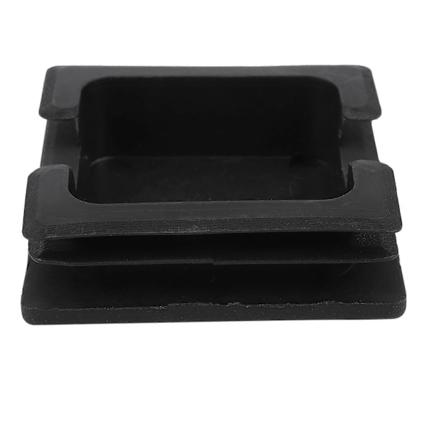 75 mm x 75 mm firkantede plastikpropper rørindsatser endeblænding 2 stk. (FMY) Black