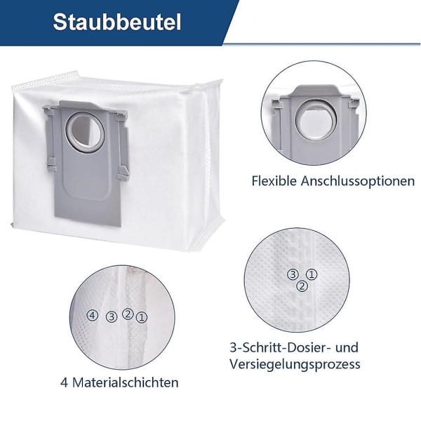 Tilbehør til Roborock S8 Pro Ultra S8 S8+ Hovedsidebørste Filter Støvpose Erstatning Robotstøvsugerdeler (FMY) As Shown