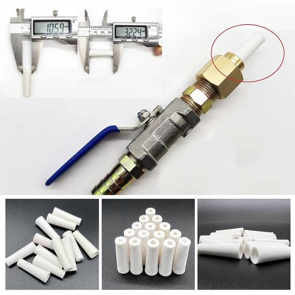 För Ventiltyp Sandblästringspistol Sandblästringstankar Blästringsmunstycke Portabel D 3.6MM-10