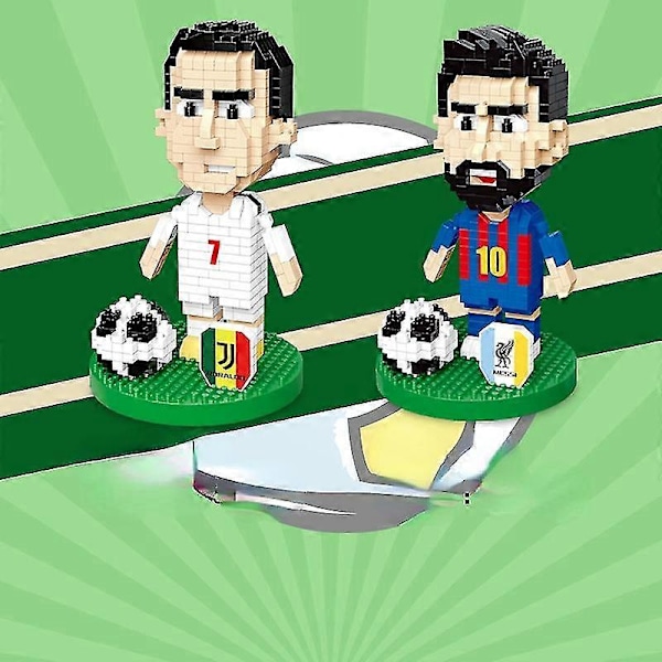 Fodbold Karakterbygning B Legetøj Samlet 's Legetøj Bygge B Legetøj (FMY) Messi