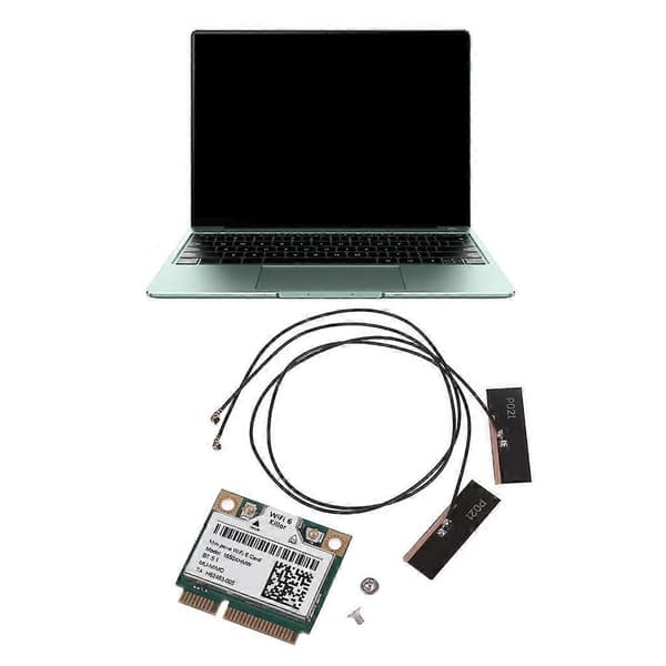 Killer 1650X 3000Mbps WiFi 6 -sovitin Bluetooth-com 5.1 DualBand -langaton kortti A Bare card