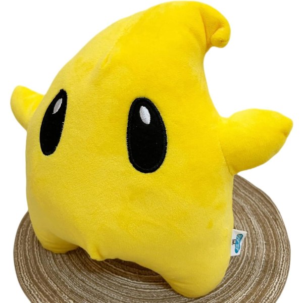 Ailaah Mario All Star Collection Luma Star -täytetty pehmolelu lahja faneille syntymäpäivä 10" (keltainen) (FMY)