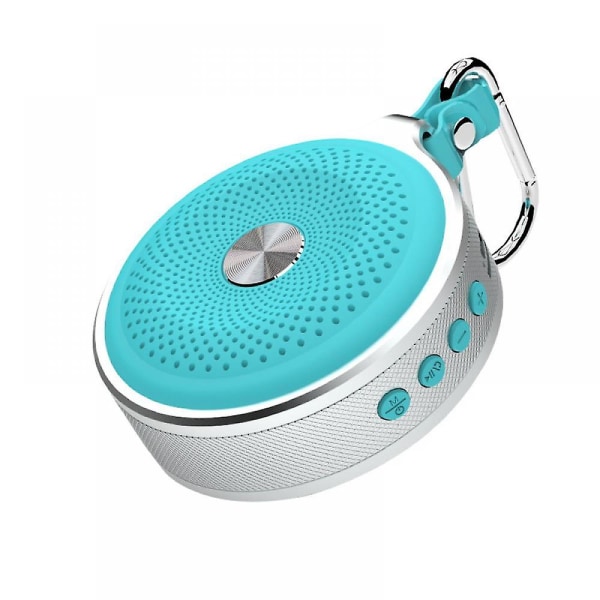 Bluetooth kaiutin, langattomat suihkukaiuttimet HD-äänellä, pieni ulkokäyttöinen kannettava kaiutintuki Tf-kortti veneilyyn, uima-allas, Hikingsky Blue (FMY)
