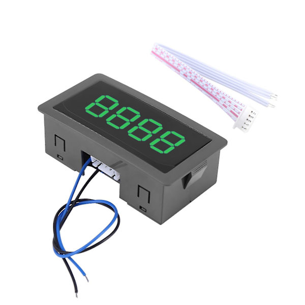 Dc Led Digital Display 4 Siffror 09999 Upp/ner Plus/minus Panelräknare Mätare G  (FMY) Green