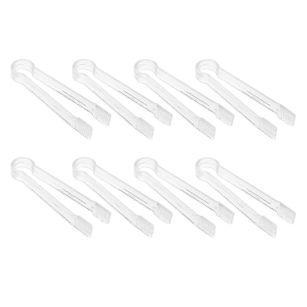 8 stk. Plastikklyper for servering av mat på fest (FMY) transparent