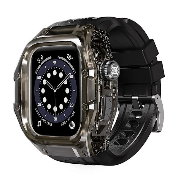 SHELLBOX För Apple Watch Series 10 46mm IP68 Vattentätt Integrerat Klockfodral med Silikonarmband (FMY)