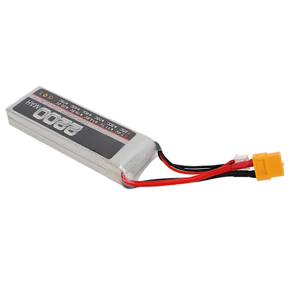 Lipo-batteri 7.4v 2s 2200mah 25c Hög Urladdningshastighet Rc-batterier För Rc-modell Drönarflygtillbehör Xt60  (FMY)