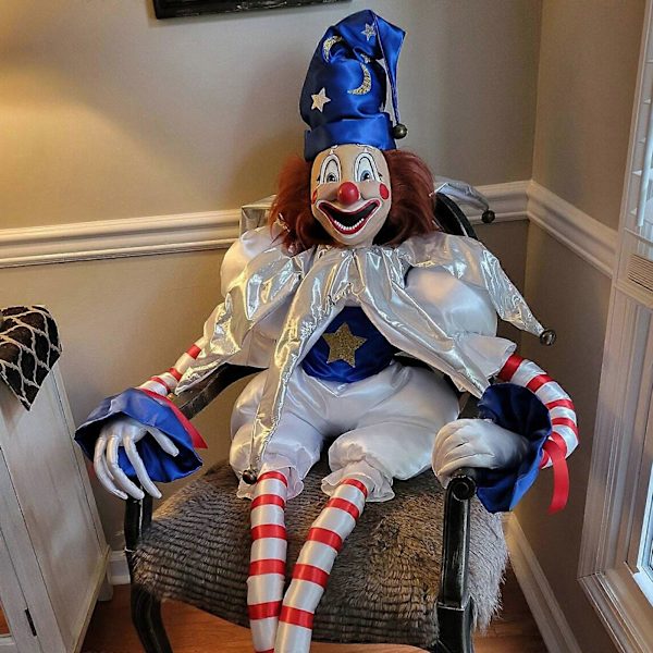 Poltergeist Clown Docka Läskig Clown Plysch Docka Leksaker Mjuk Fylld Docka Dec, 100% Ny (FMY)