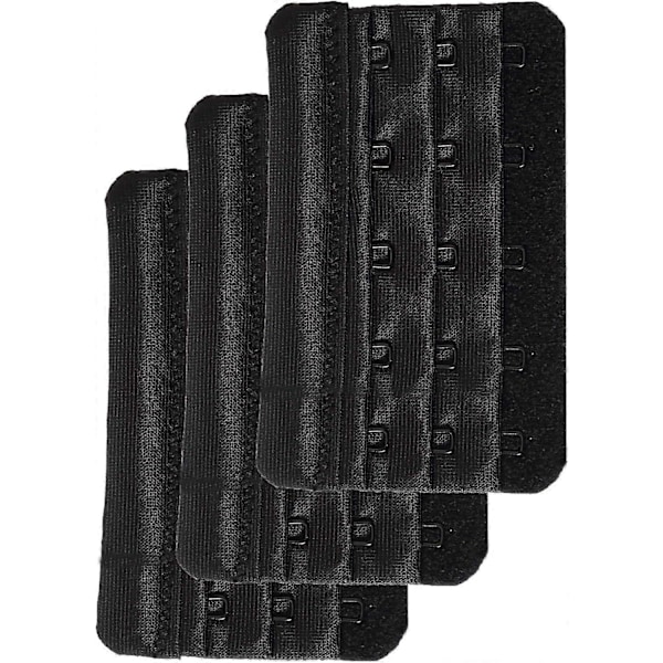 BH-förlängare för kvinnor, 5 krokar, plusstorlek, 3-pack (FMY) style2836