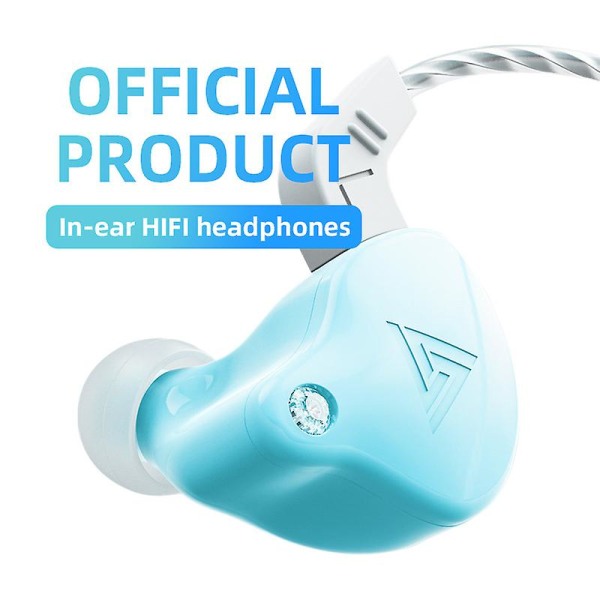 Q Ak6 X Søt øretelefon Hifi musikkhodetelefon i øret Dynamisk lyd Stereo ørepropper Mobiltelefonhodesett for jenteørepropper (FMY) Pink