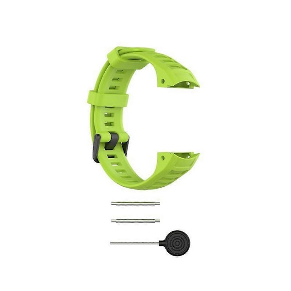 Garmin Instinct -kellohihna, silikoninen vaihtohihna rannekkeeksi 22mm (FMY) green